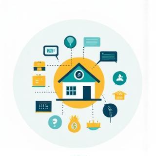 Illustration of property management tasks